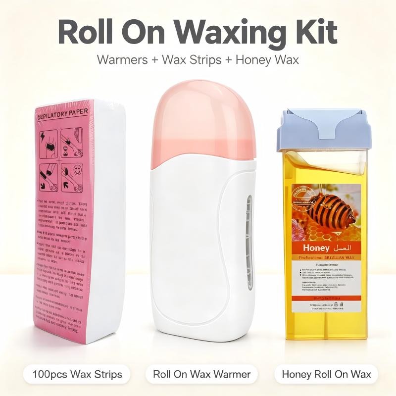 Wax Warmer - Kit d'épilation à domicile pour femmes