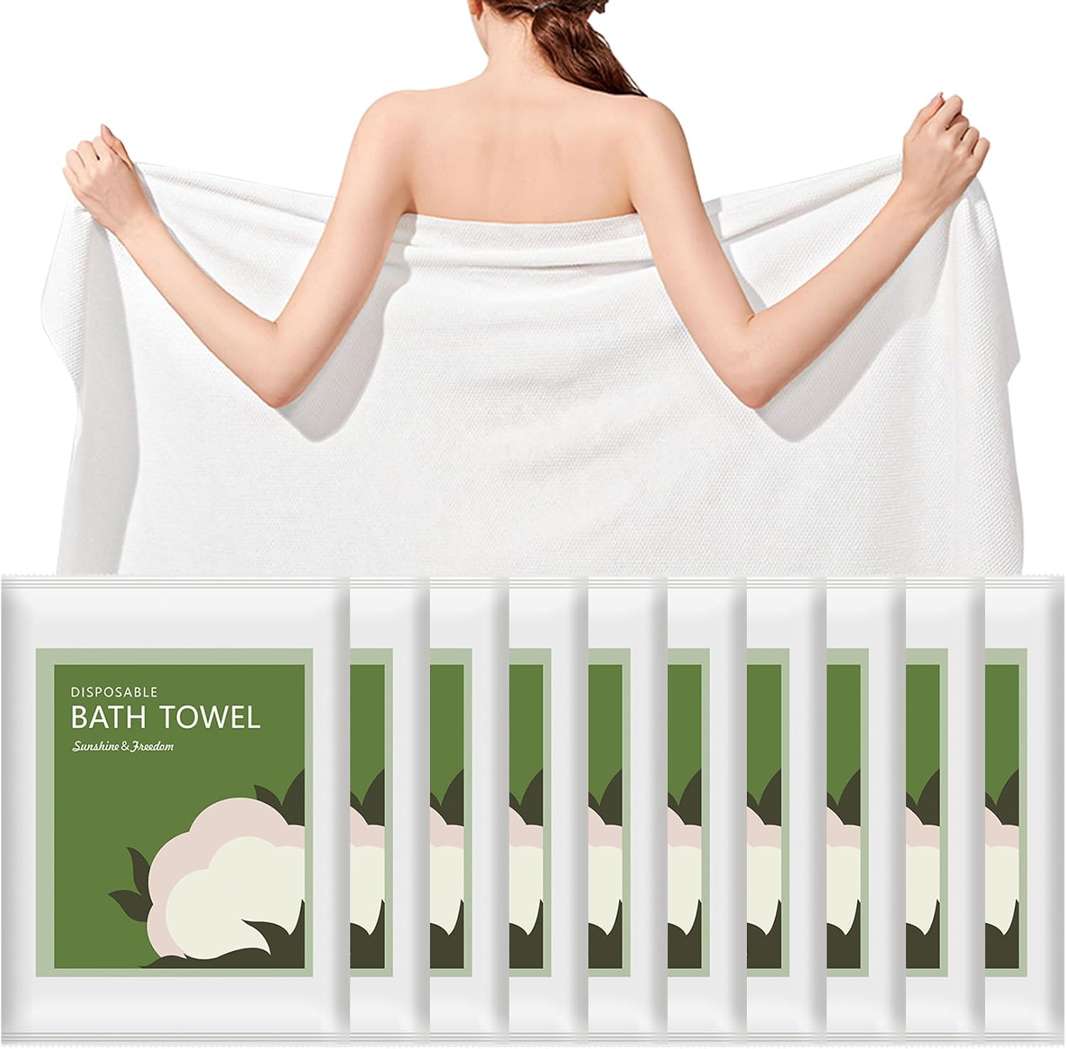 Spa Towel - Serviettes de bain jetables 10 pièces