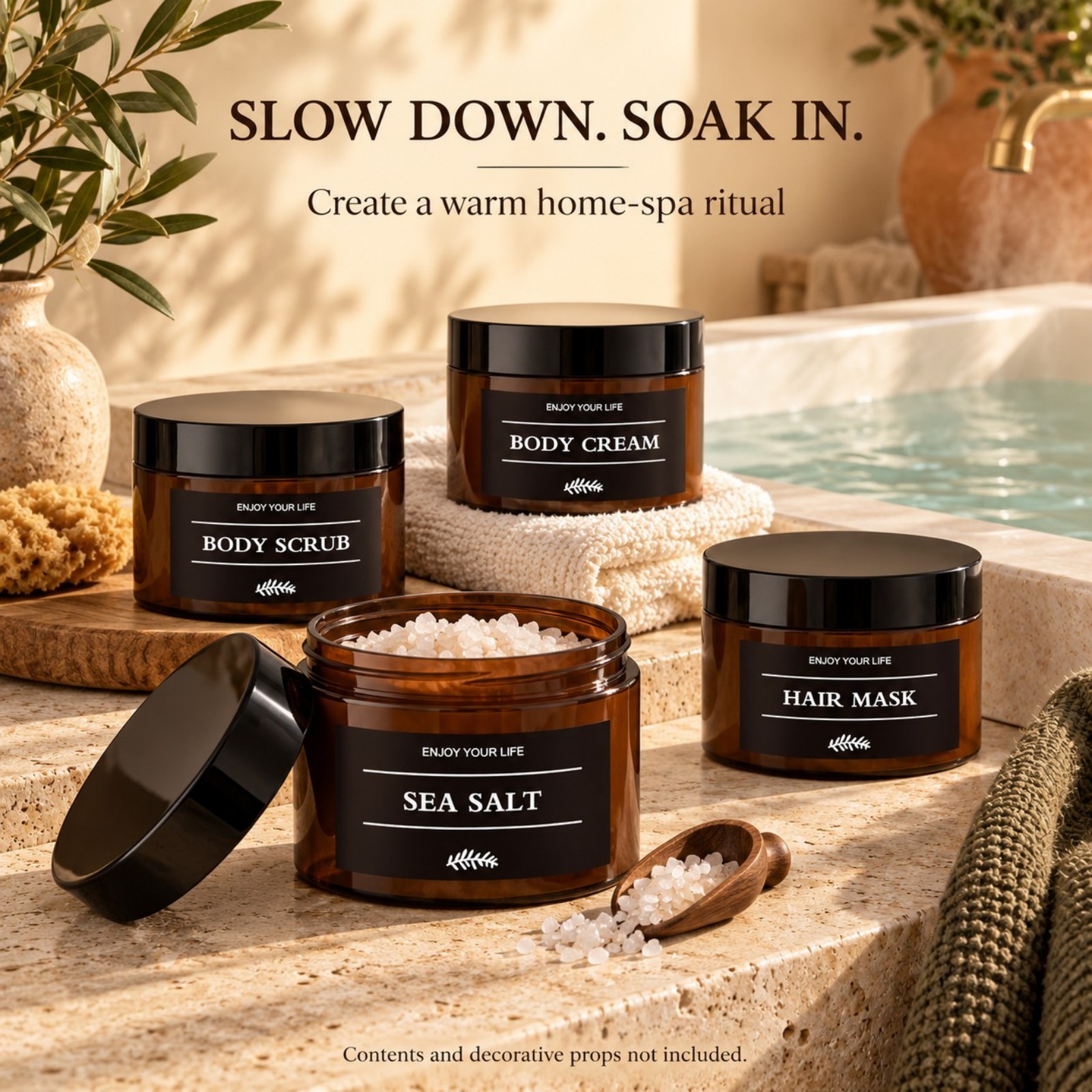 Bocaux de rangement pour salle - Bath Salts avis et prix