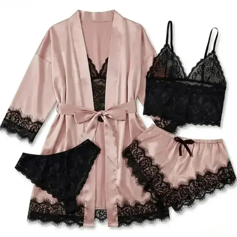 Ensemble de pyjama en satin 4  - Bathrobe avis et prix